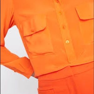 Stella McCartney Silk Blend Button Down Blouse 8